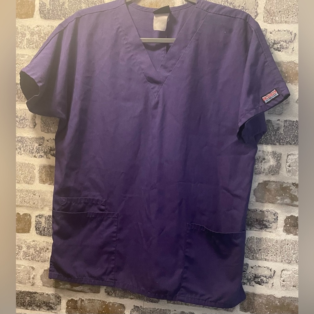 Women’s Purple Cherokee Scrub‎ Top.